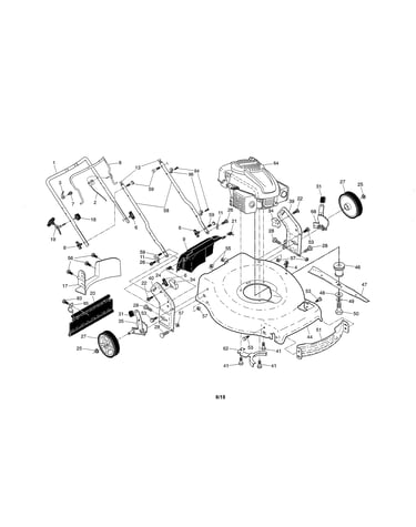 Engine/housing/handle