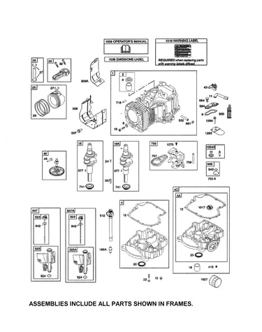 Cylinder/crankshaft