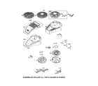 Briggs & Stratton 122S02-0126-F1 blower housing/flywheel diagram