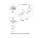 Briggs & Stratton 122S02-0126-F1 sump/engine gasket set diagram