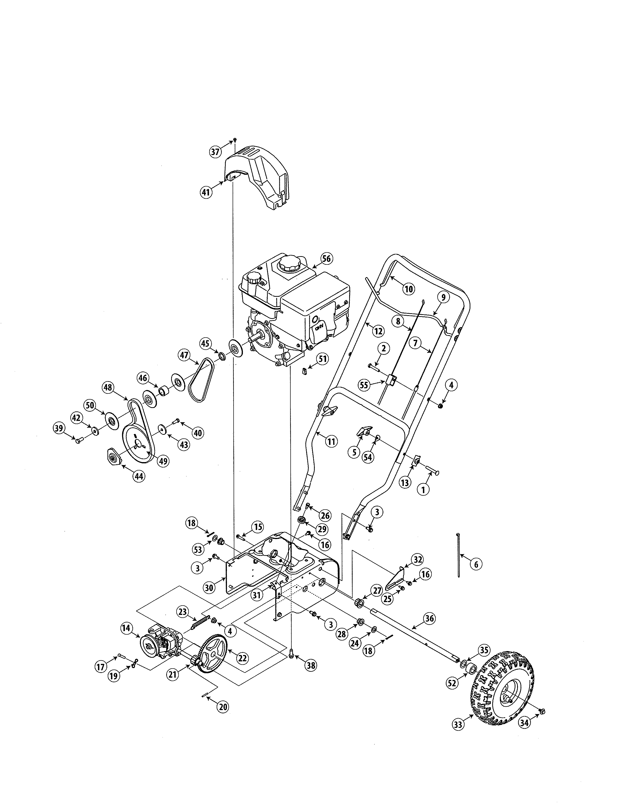 HANDLE/ENGINE/WHEEL