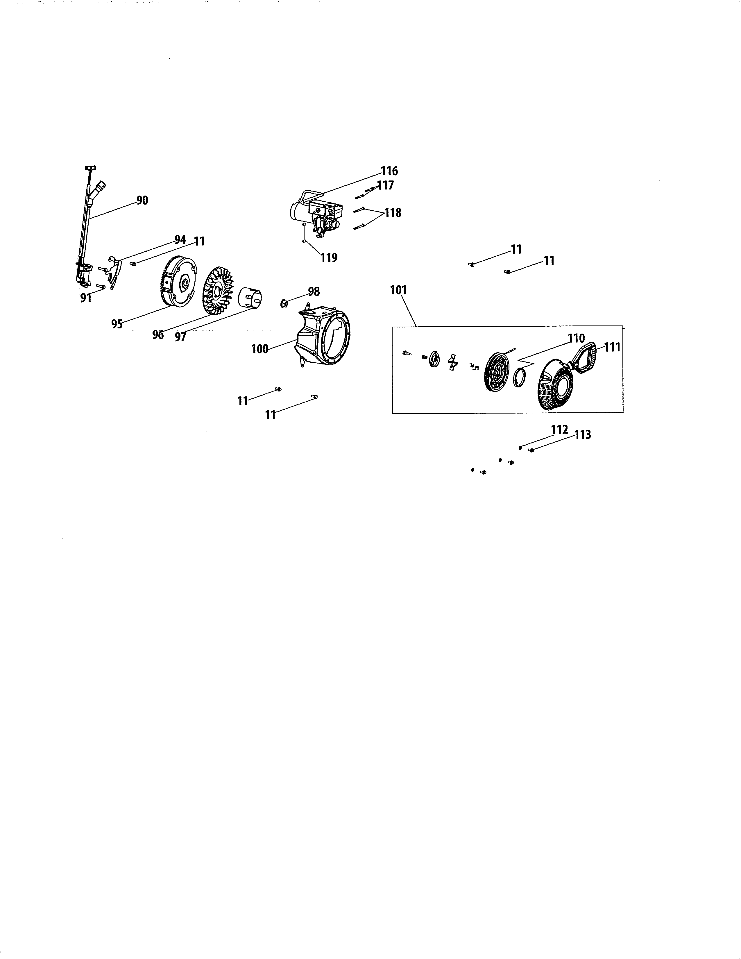 Flywheel shroud