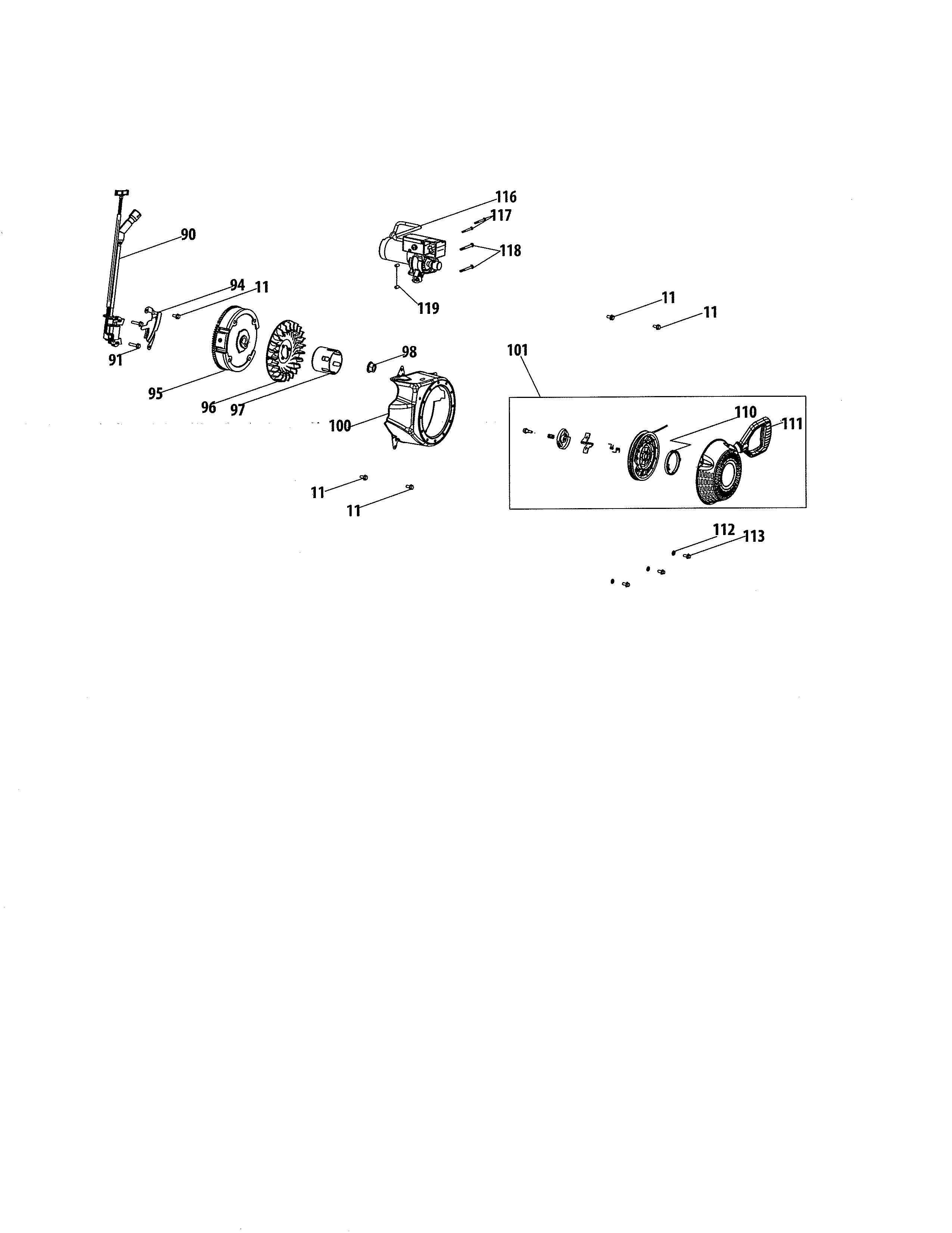 Flywheel shroud