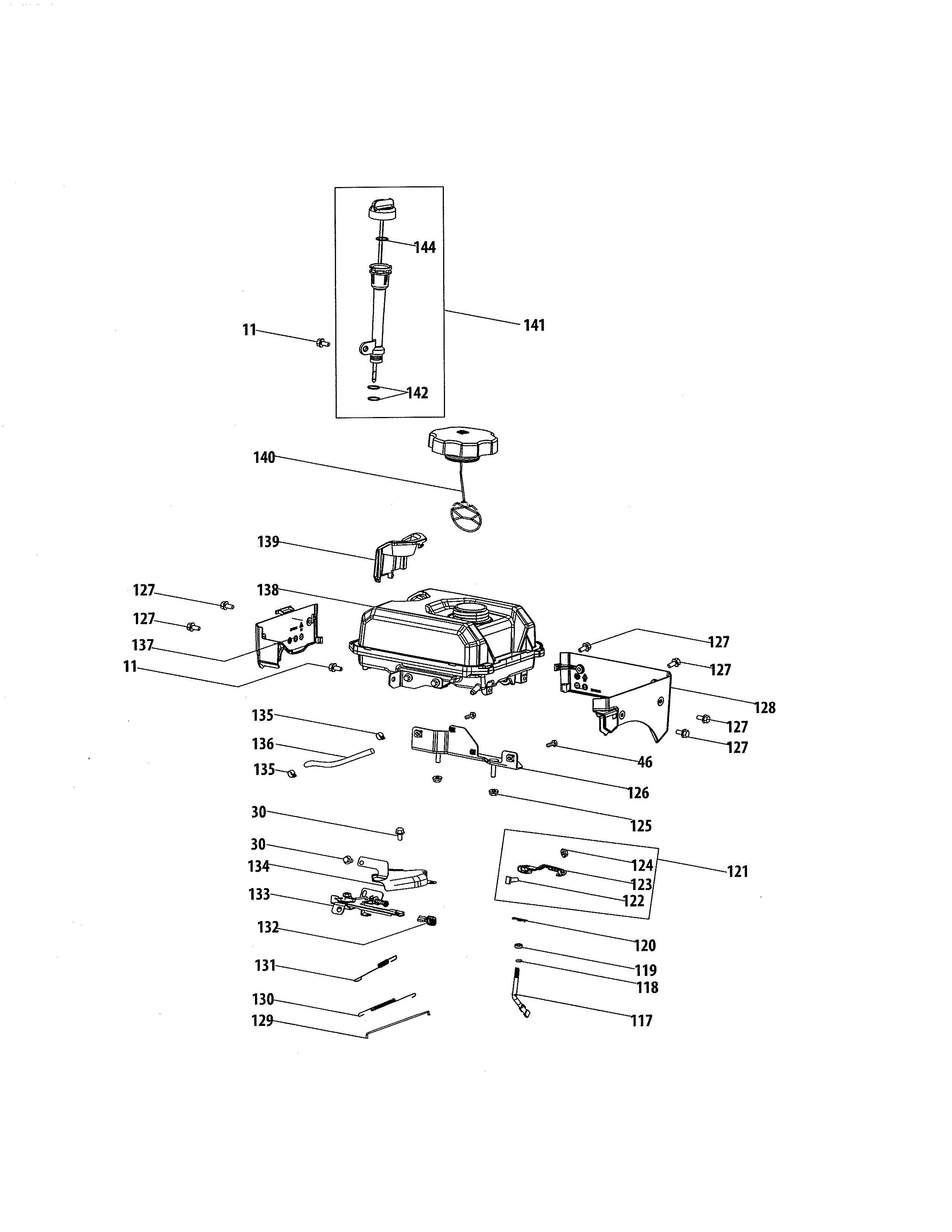 FUEL TANK & MOUNTING