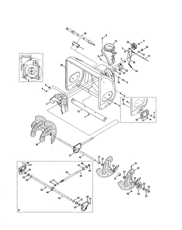 Auger & housing/gearbox