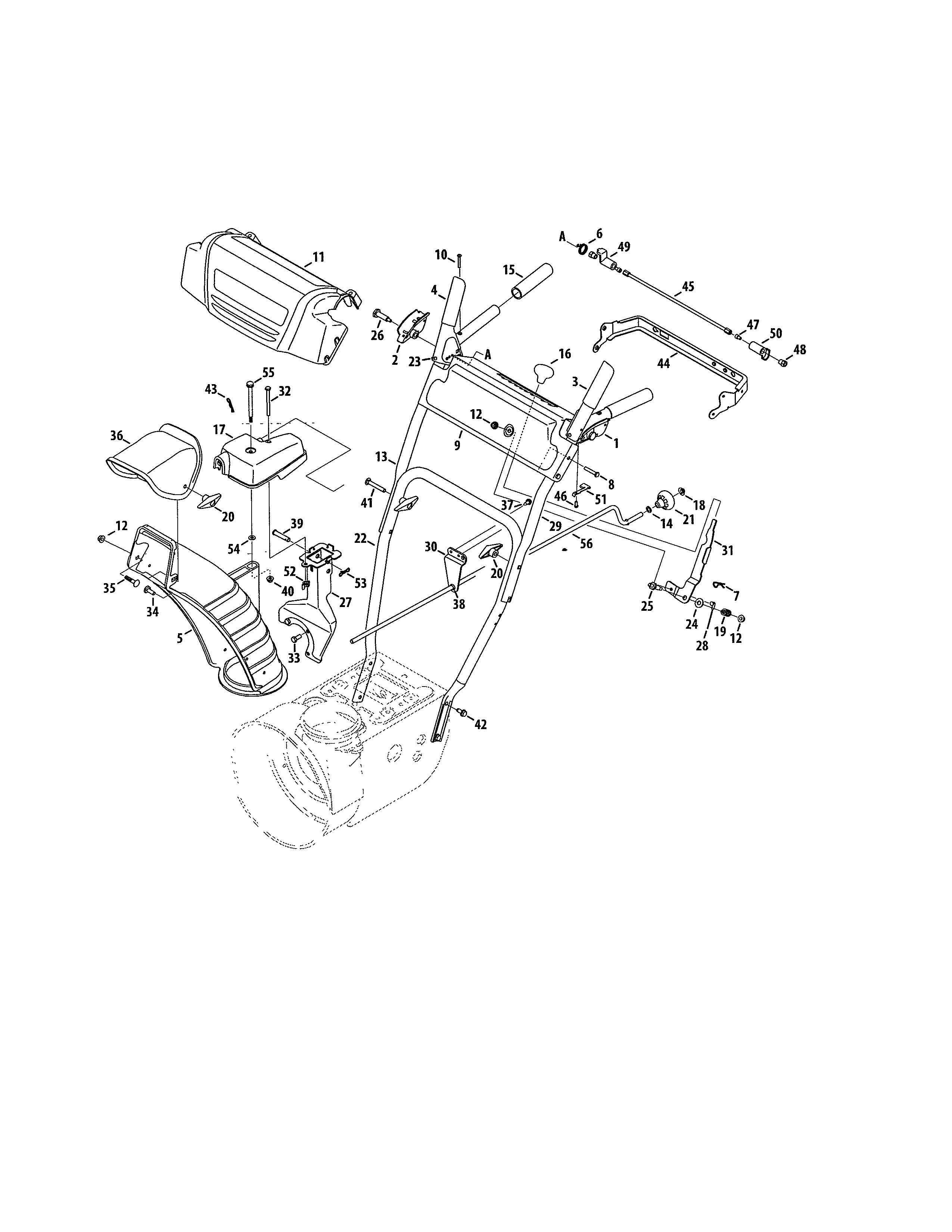 Chute/handles