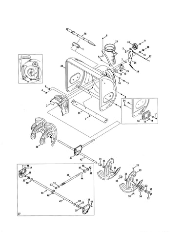 Auger & housing/gearbox