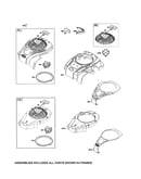Blower housing/rewind starter