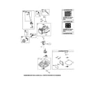 Briggs & Stratton 09P602-0077-F1 cylinder/sump/gasket set diagram