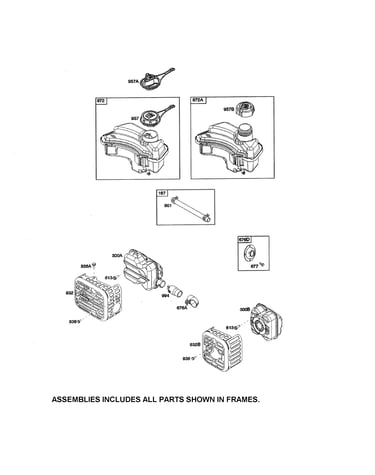 Fuel tank/muffler