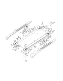 Walking belt/foot rails