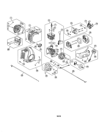 Short block/fuel tank