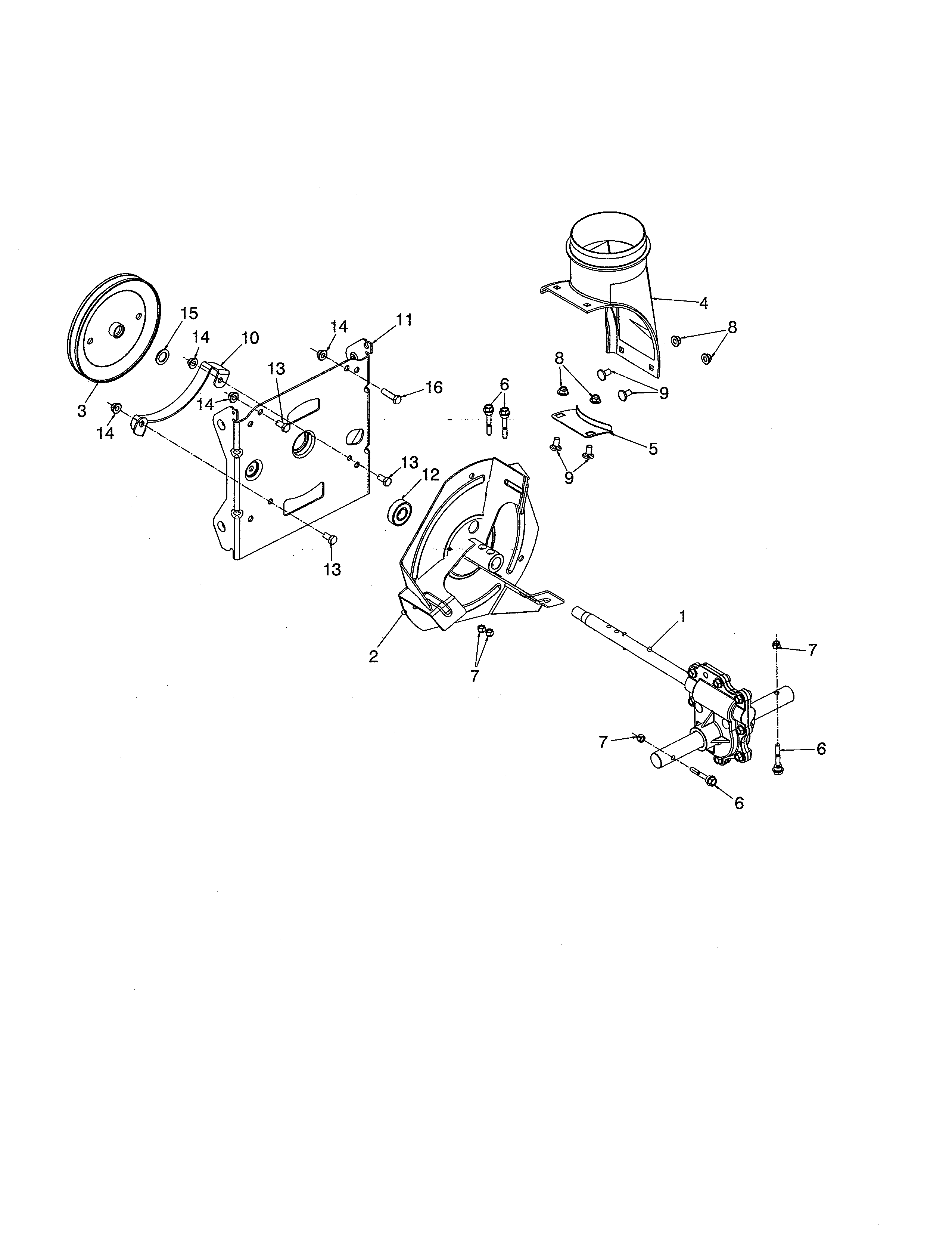 IMPELLER/GEAR BOX