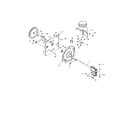 Poulan PA5524 (96192008700) impeller/gear box diagram