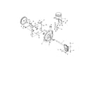 Husqvarna PA10530ES (96192008900) impeller/gearbox diagram