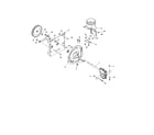 Poulan 96192006701 impeller/gearbox diagram