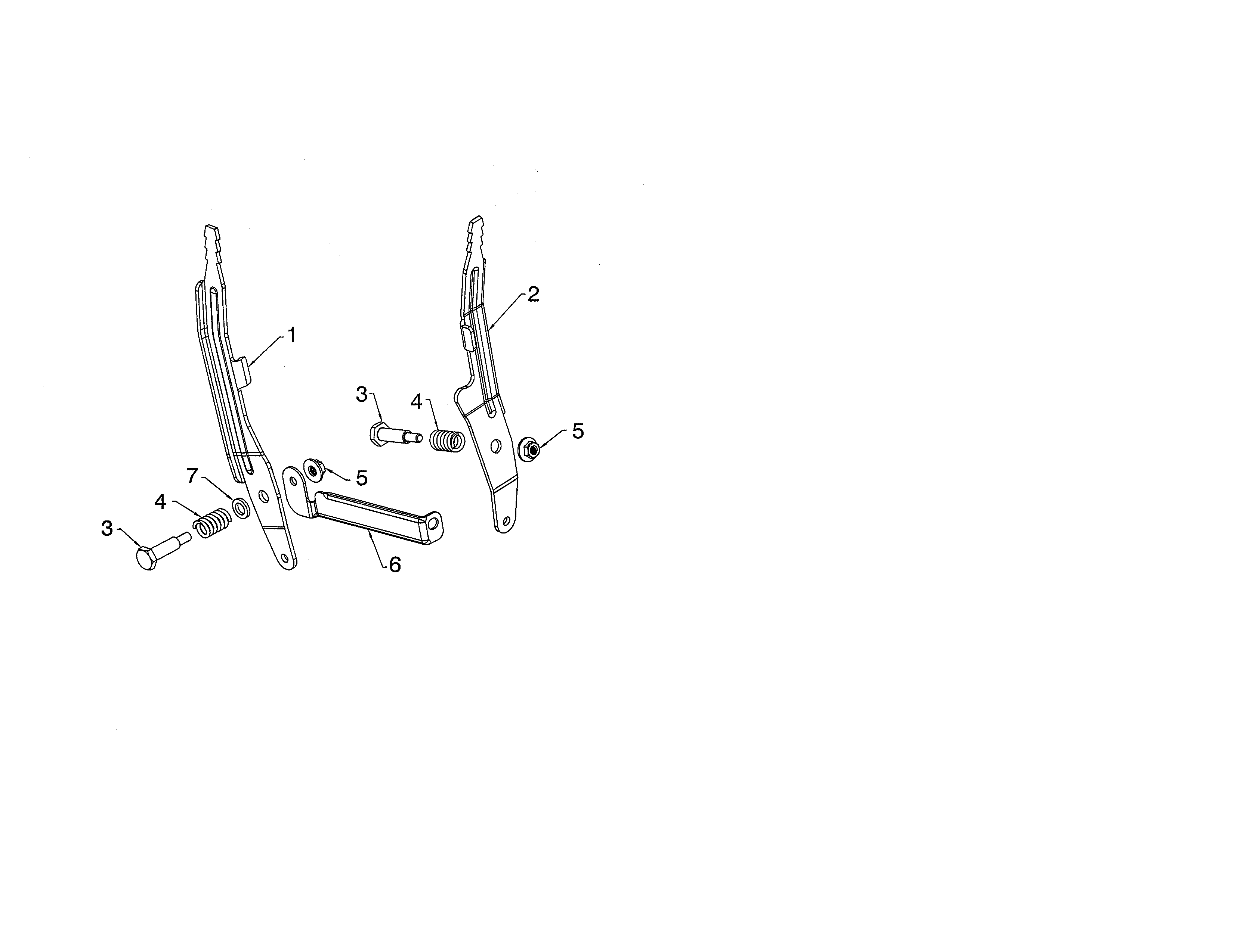 Lever speed/deflector