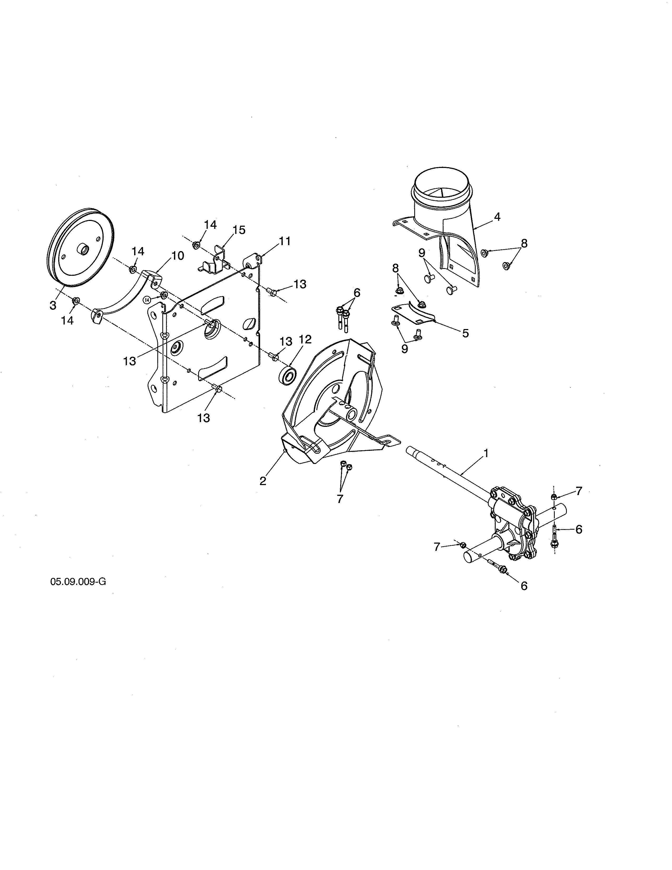 Impeller/gearbox