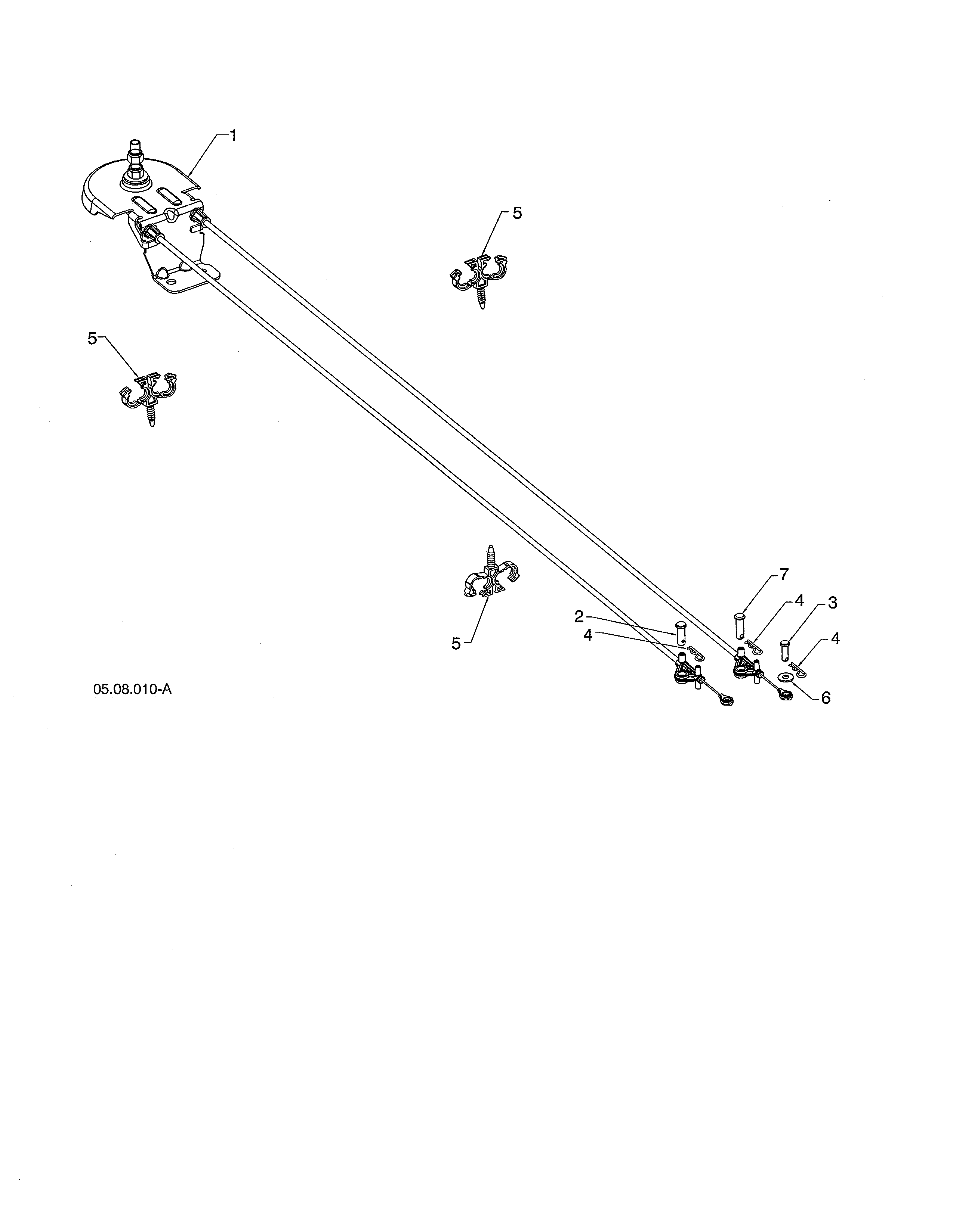 Cable chute rotator