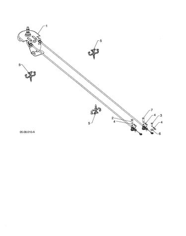 Cable chute rotator