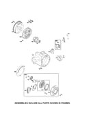 Rewind starter/flywheel