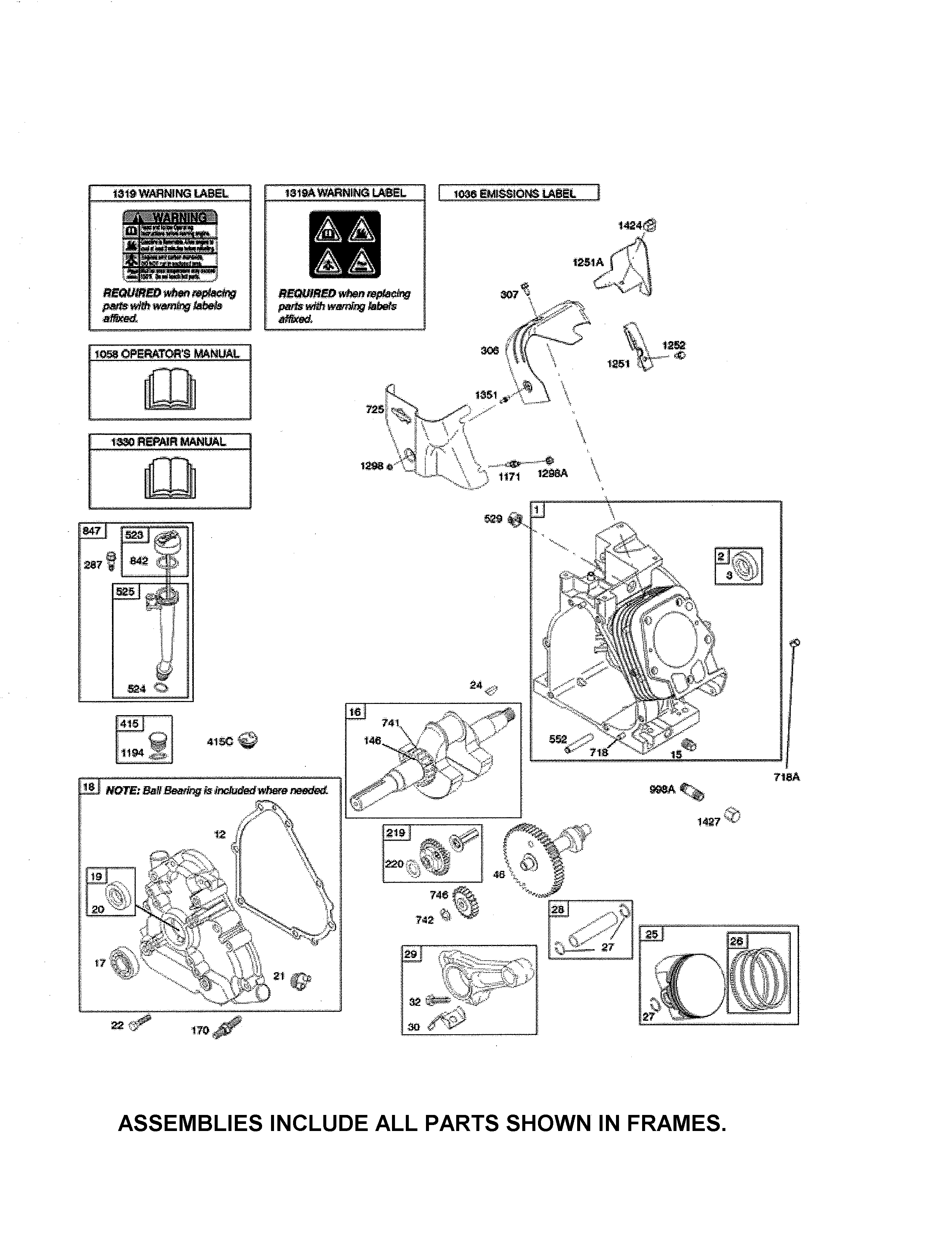 CYLINDER/CRANKSHAFT