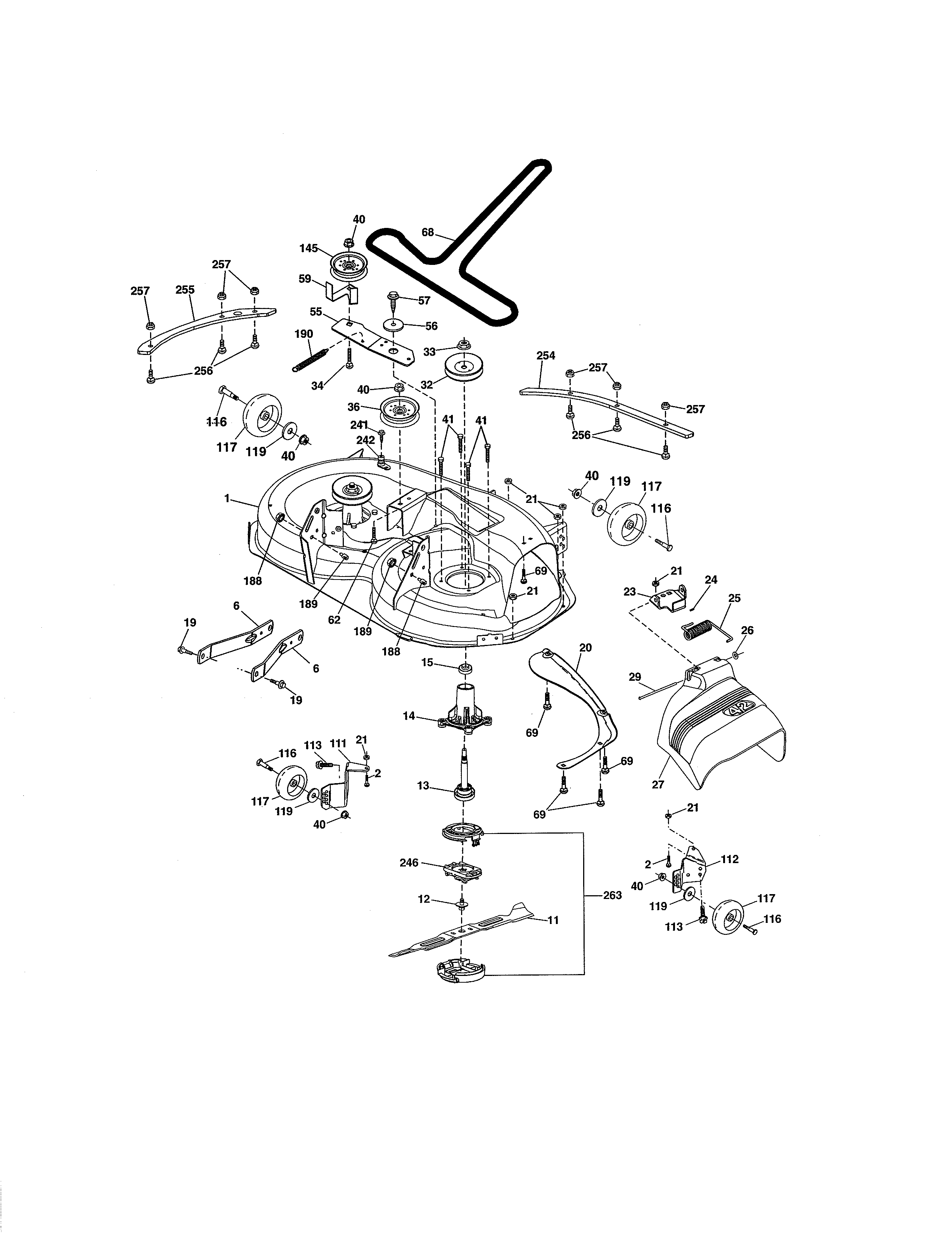 MOWER DECK