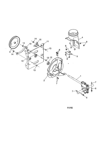 Impeller/gearbox