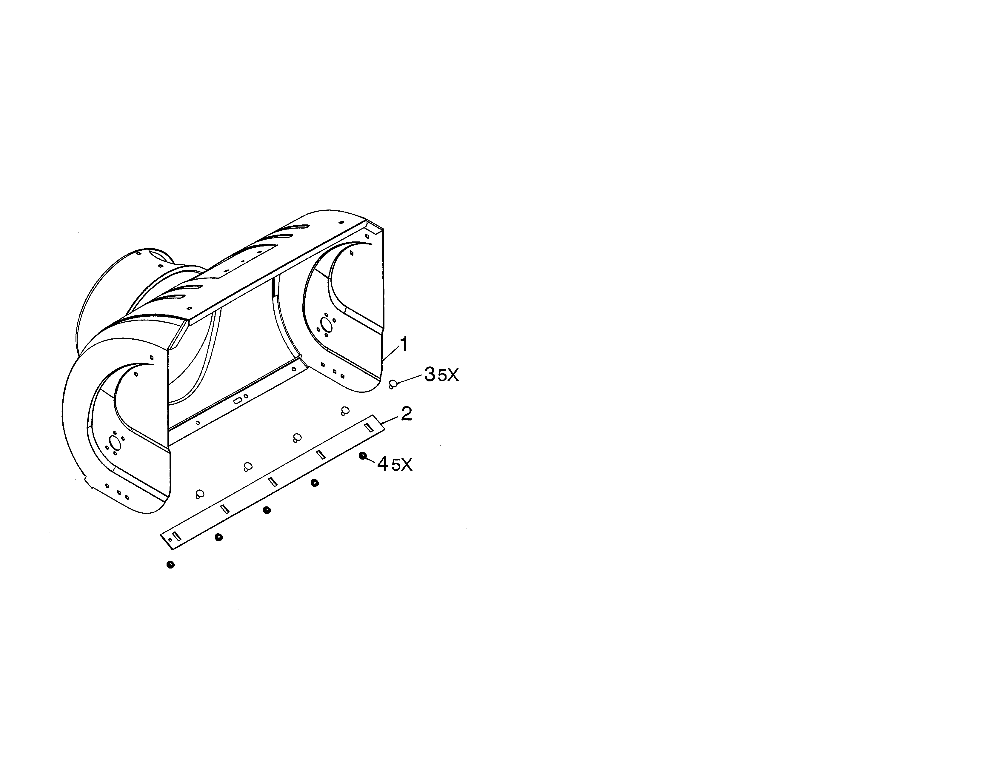 Auger housing