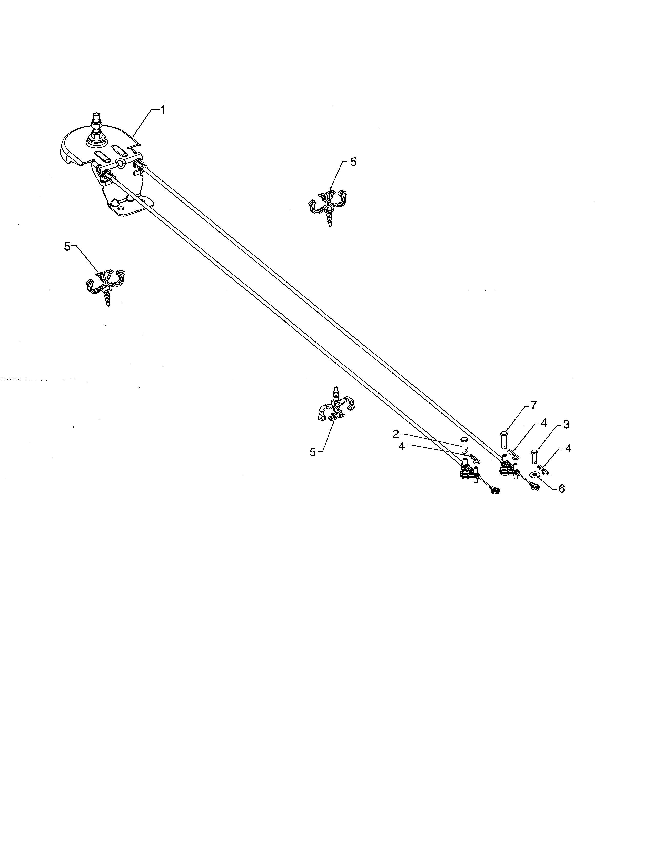 Cable chute rotator