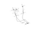 Poulan PR270-96192009000 cable control drive & auger diagram