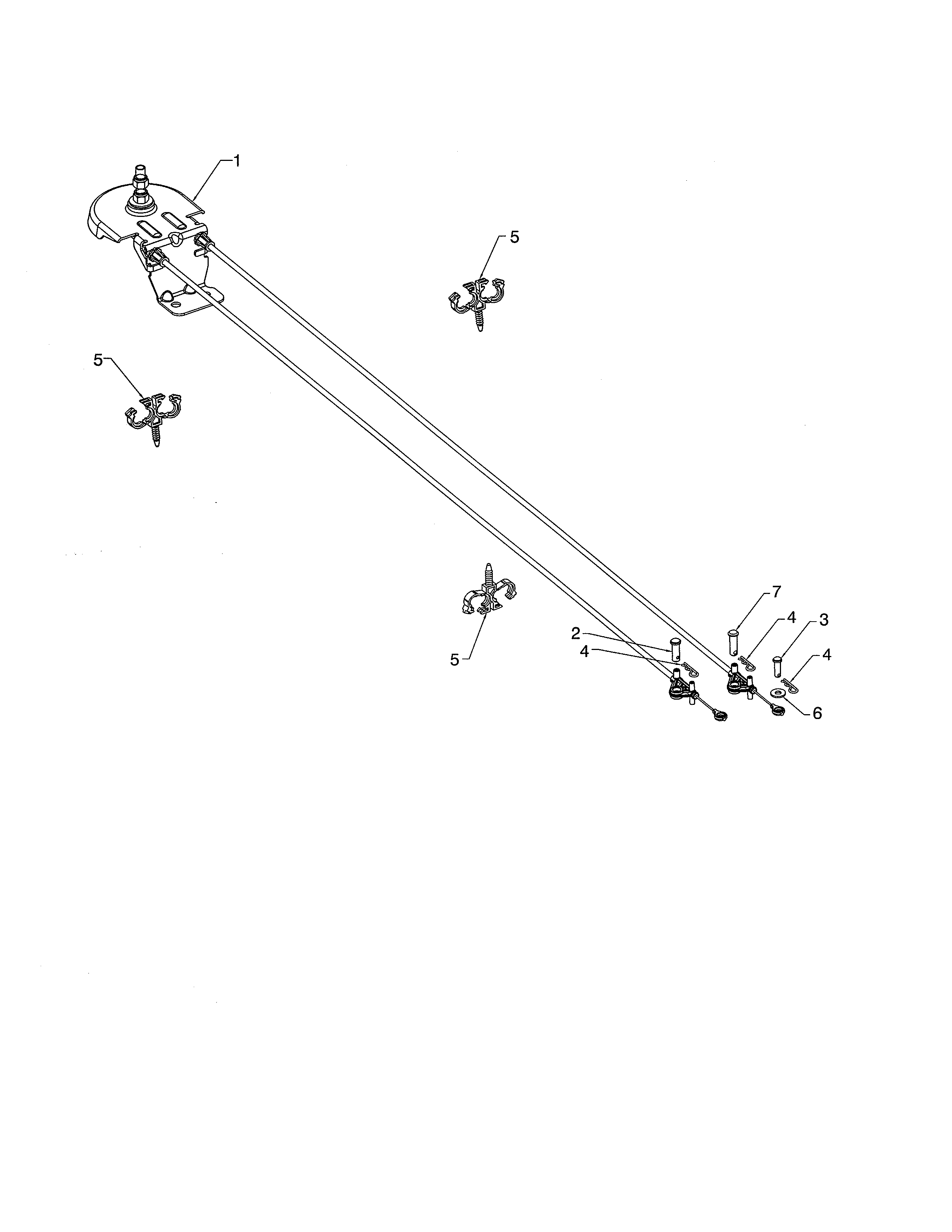 Cable chute rotator