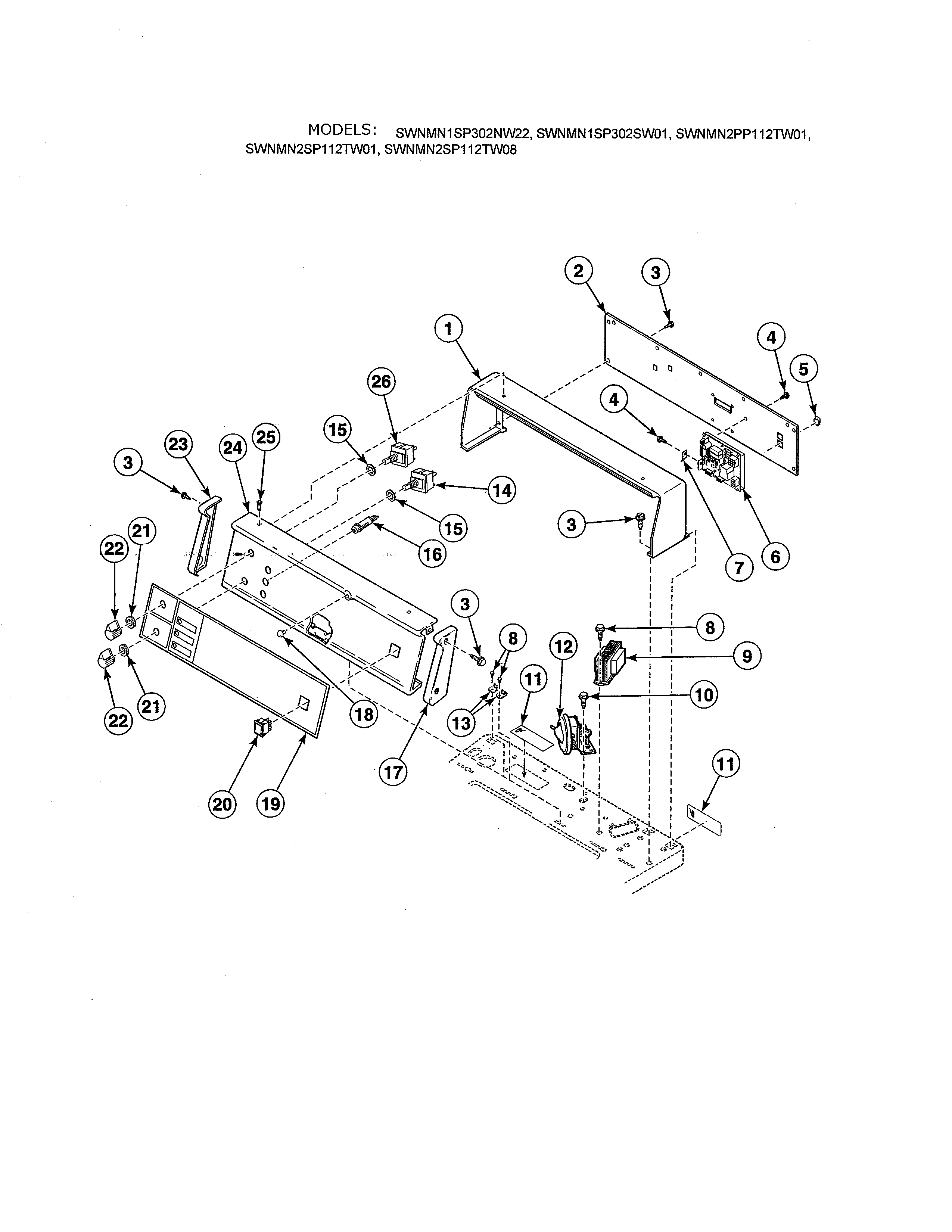 CONTROL PANEL & HOOD/CONTROLS