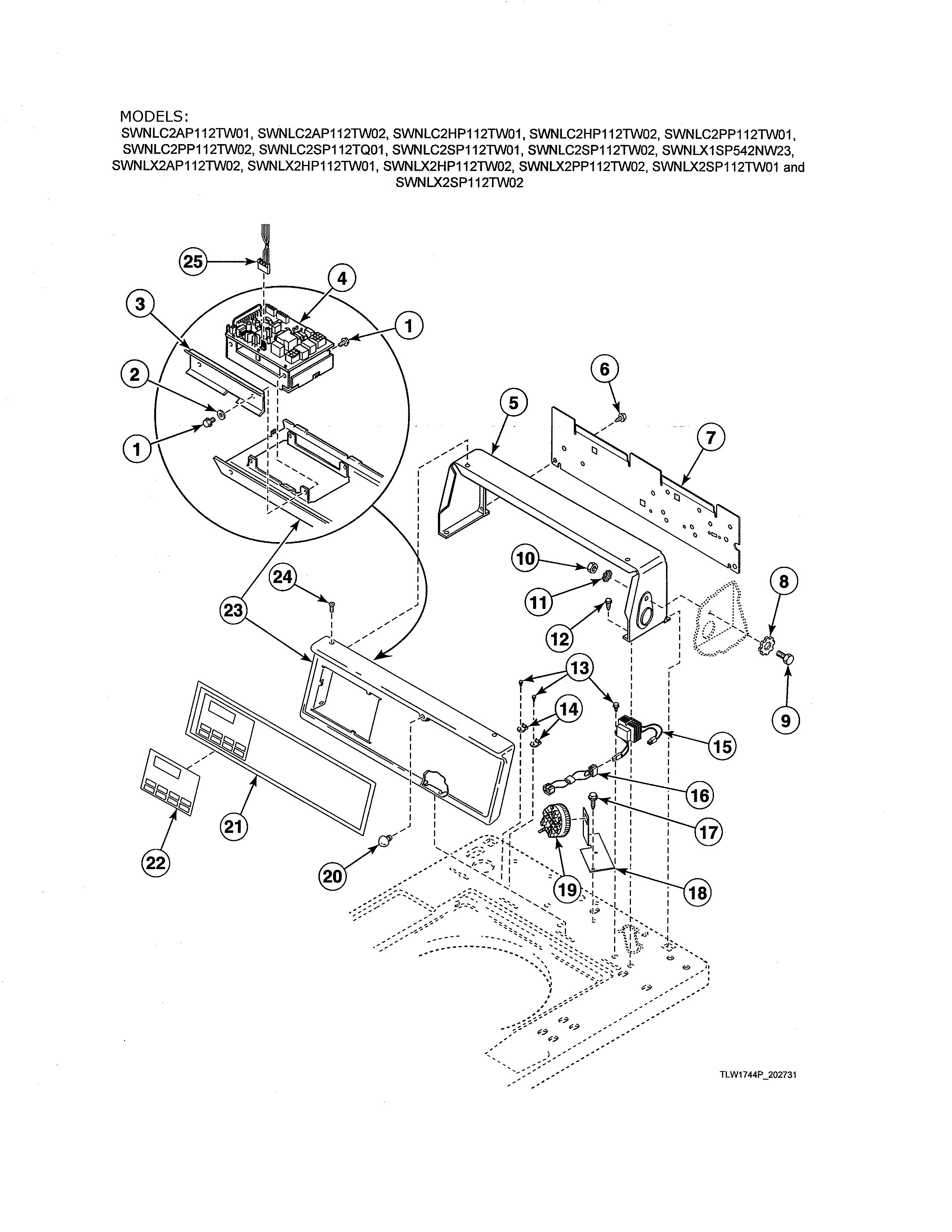 CONTROL PANEL & HOOD/CONTROLS