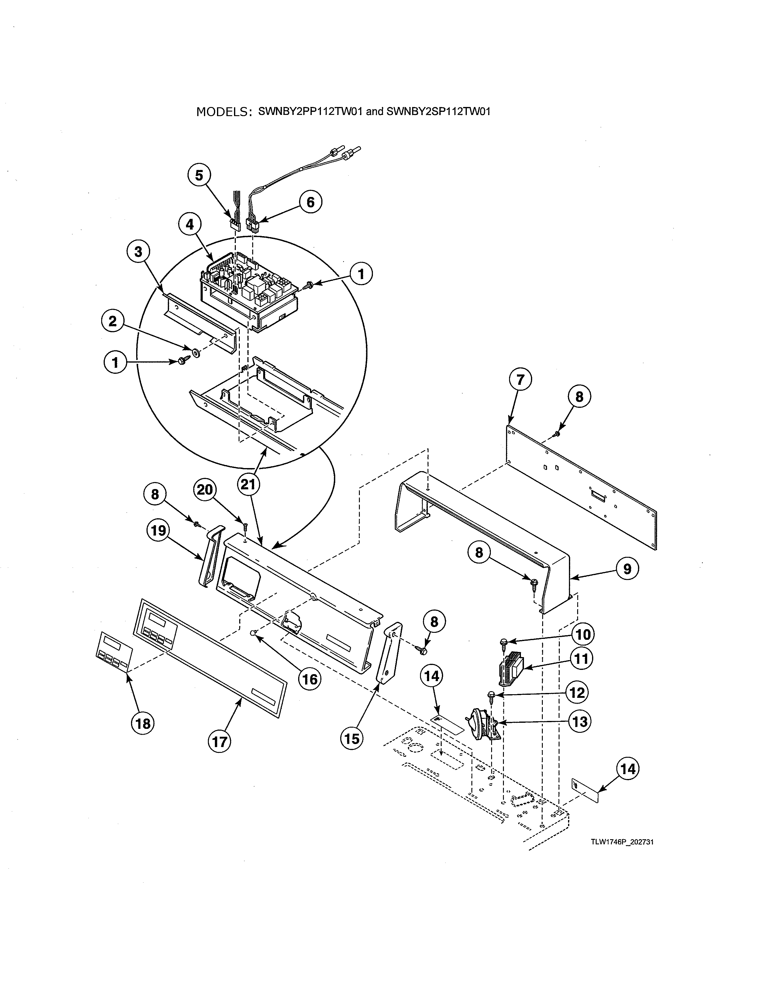 CONTROL PANEL & HOOD/CONTROLS