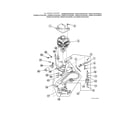 Alliance SWNLC2SP112TQ01 motor/belt/pump/idler diagram