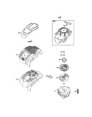 Blower housing/flywheel