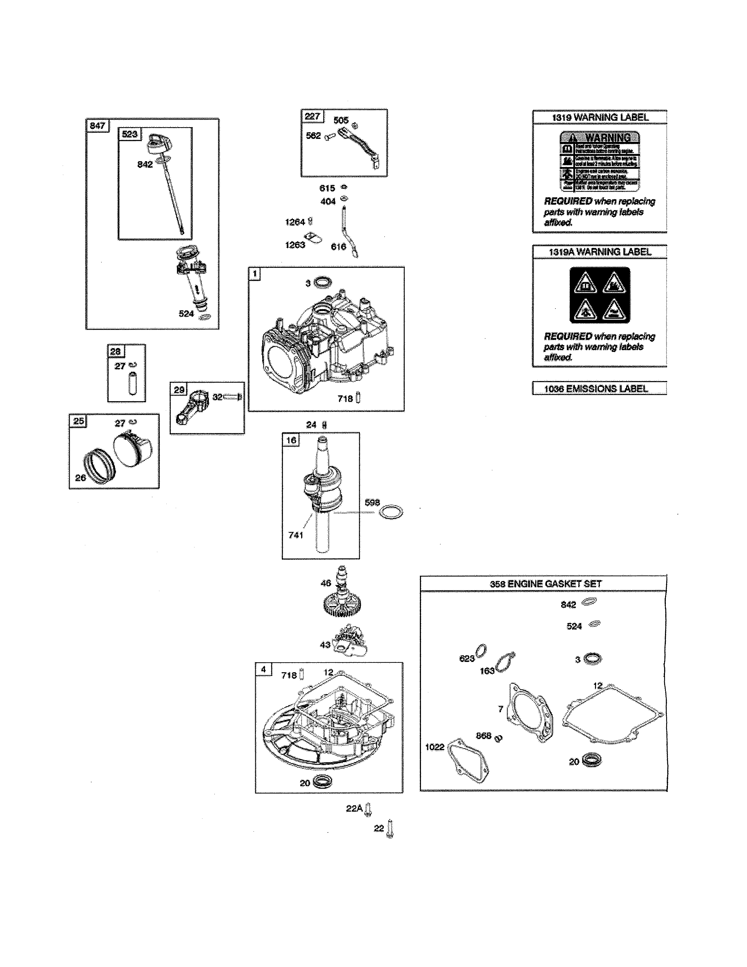 CYLINDER/CRANKSHAFT/SUMP