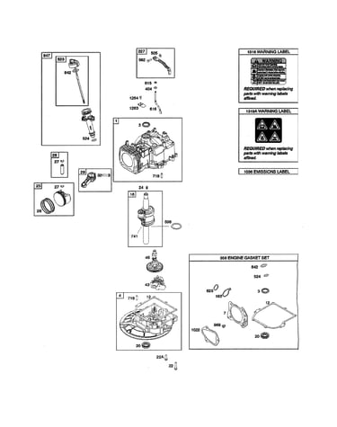 Cylinder/crankshaft/sump