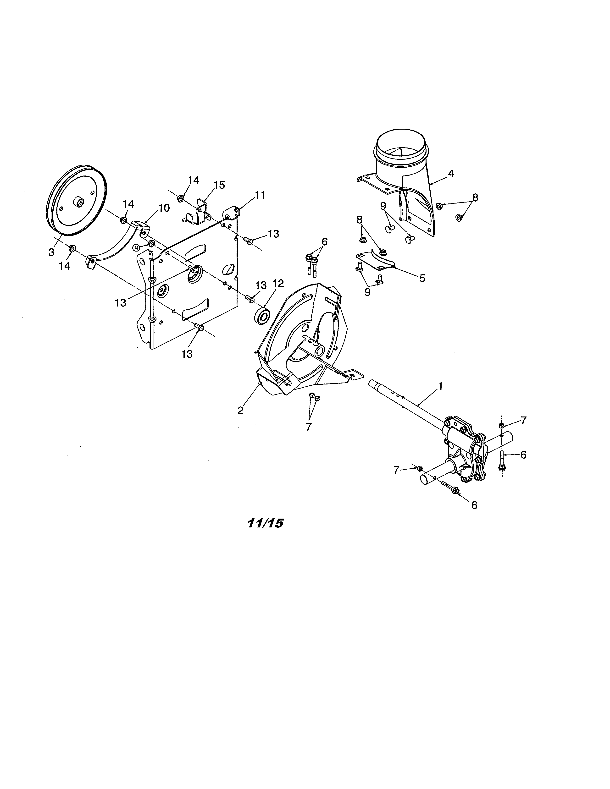 GEARBOX/IMPELLER