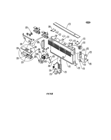 Upper plenum components