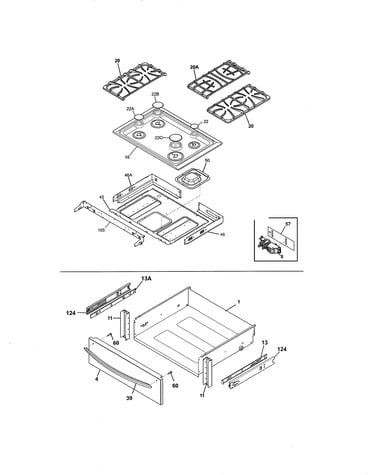 Top/drawer