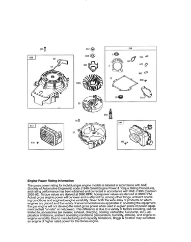 Rewind starter/muffler