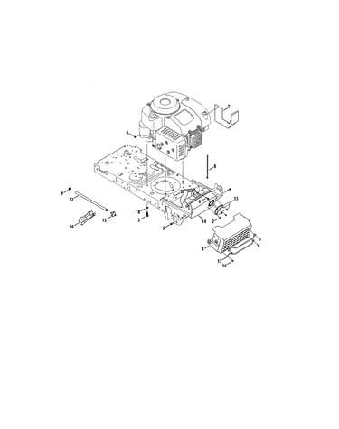 Engine/muffler