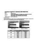Advance product service info