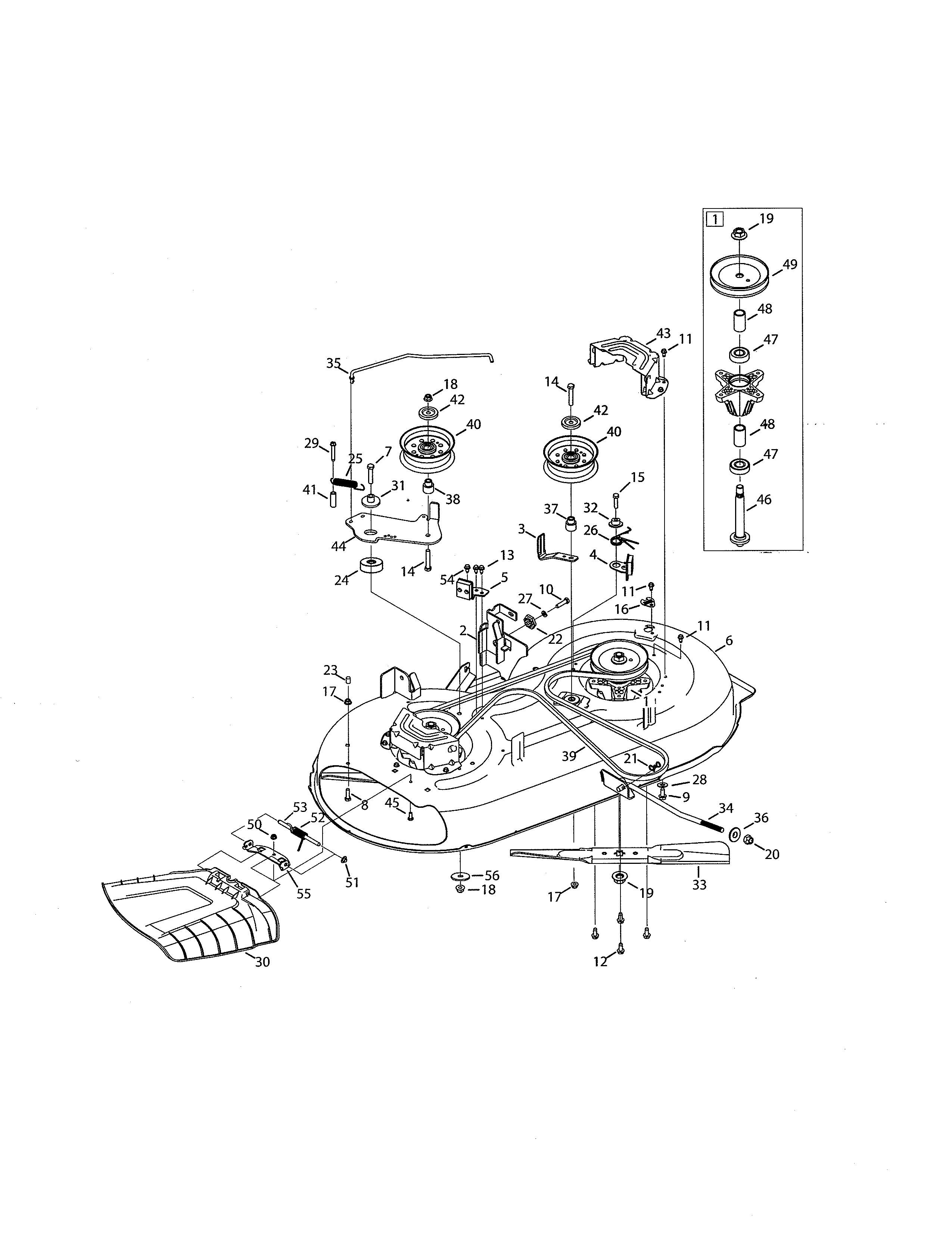Deck/spindle