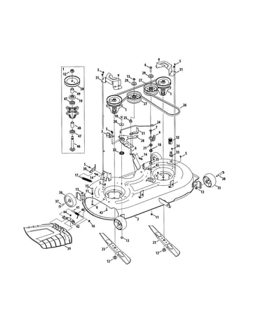 Deck/spindle