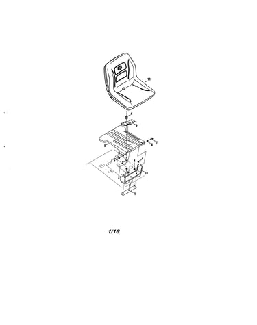 Seat/pivot plate
