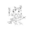 Craftsman 247270490 deck/spindle/chute deflector diagram