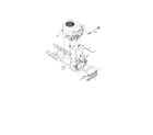 MTD 131QA1ZT099 engine/muffler/exhaust diagram
